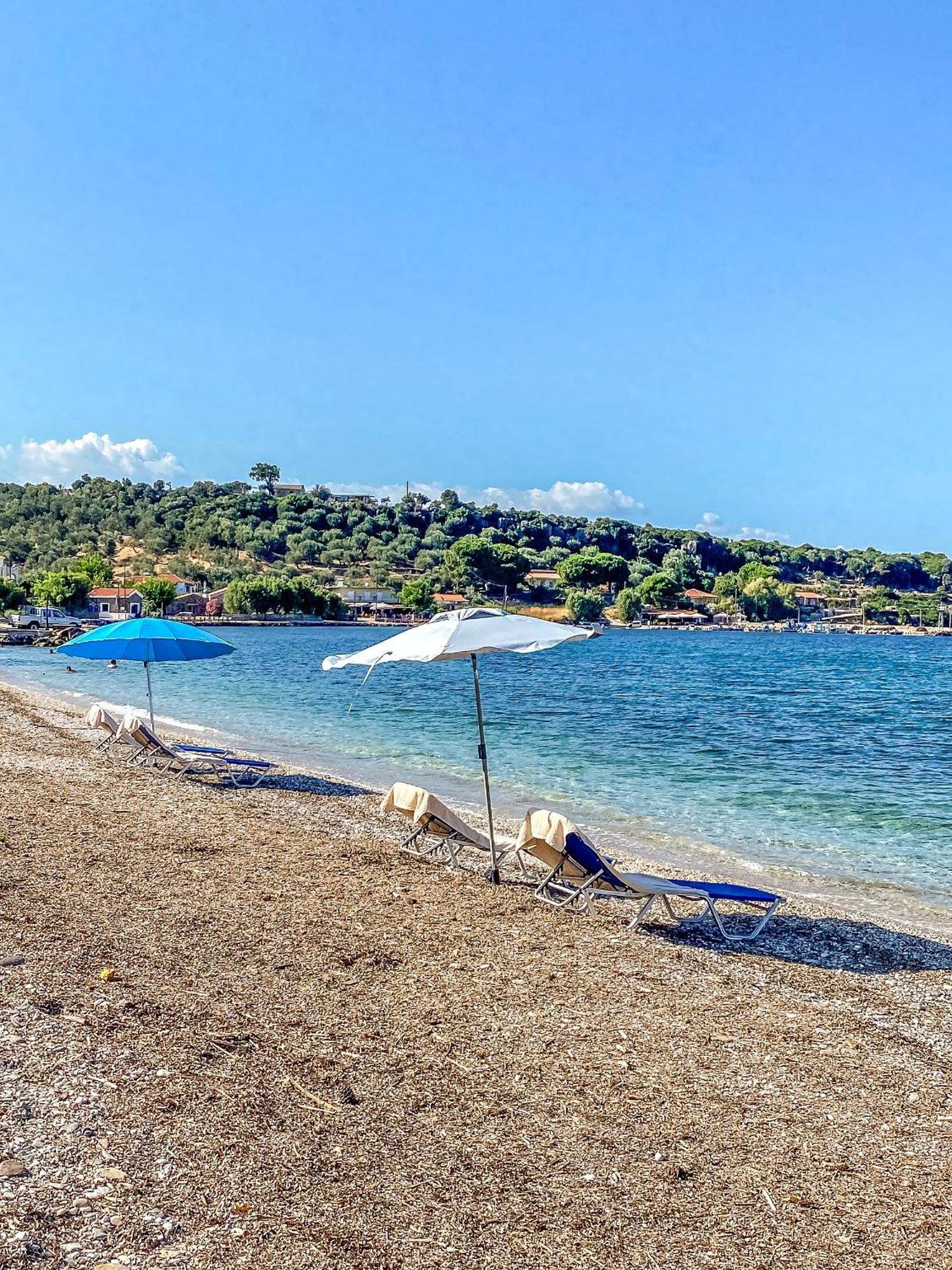 Kyparissis Beach Houses Skala Mistegnon Exterior foto